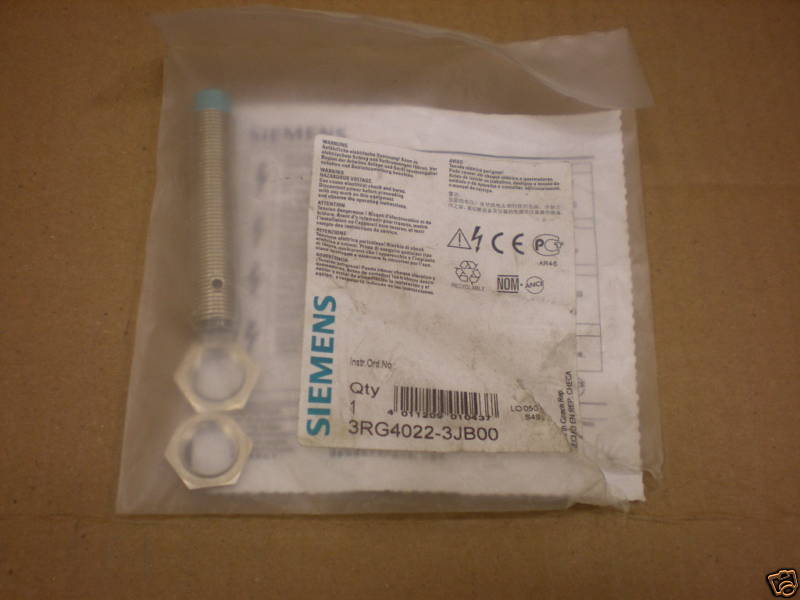 1 NIB SIEMENS 3RG4022-3JB00 3RG40223JB00 PROXIMITY SWITCH 25MA 34VDC 2WIRE