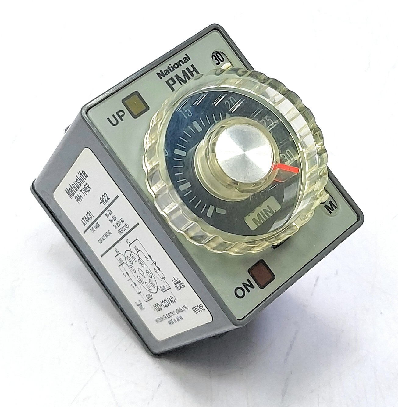 Matsushita Electric National AT4 431-R22 PMH Timer Analog Relay 0-30MIN