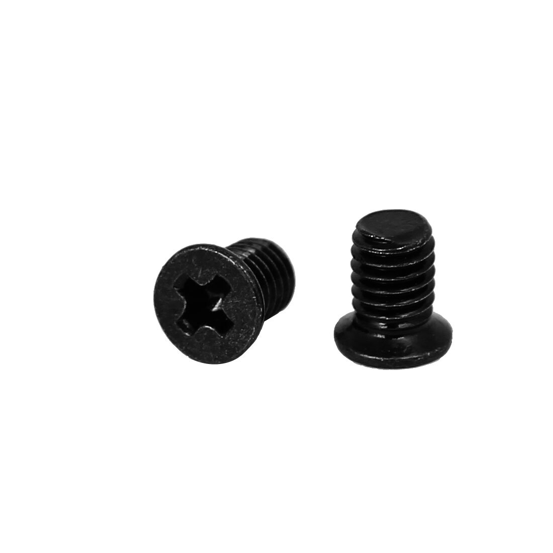 400pcs Computer PC Case HDD Flat Phillips Head Hard Drive Screw Black M3x4.8mm