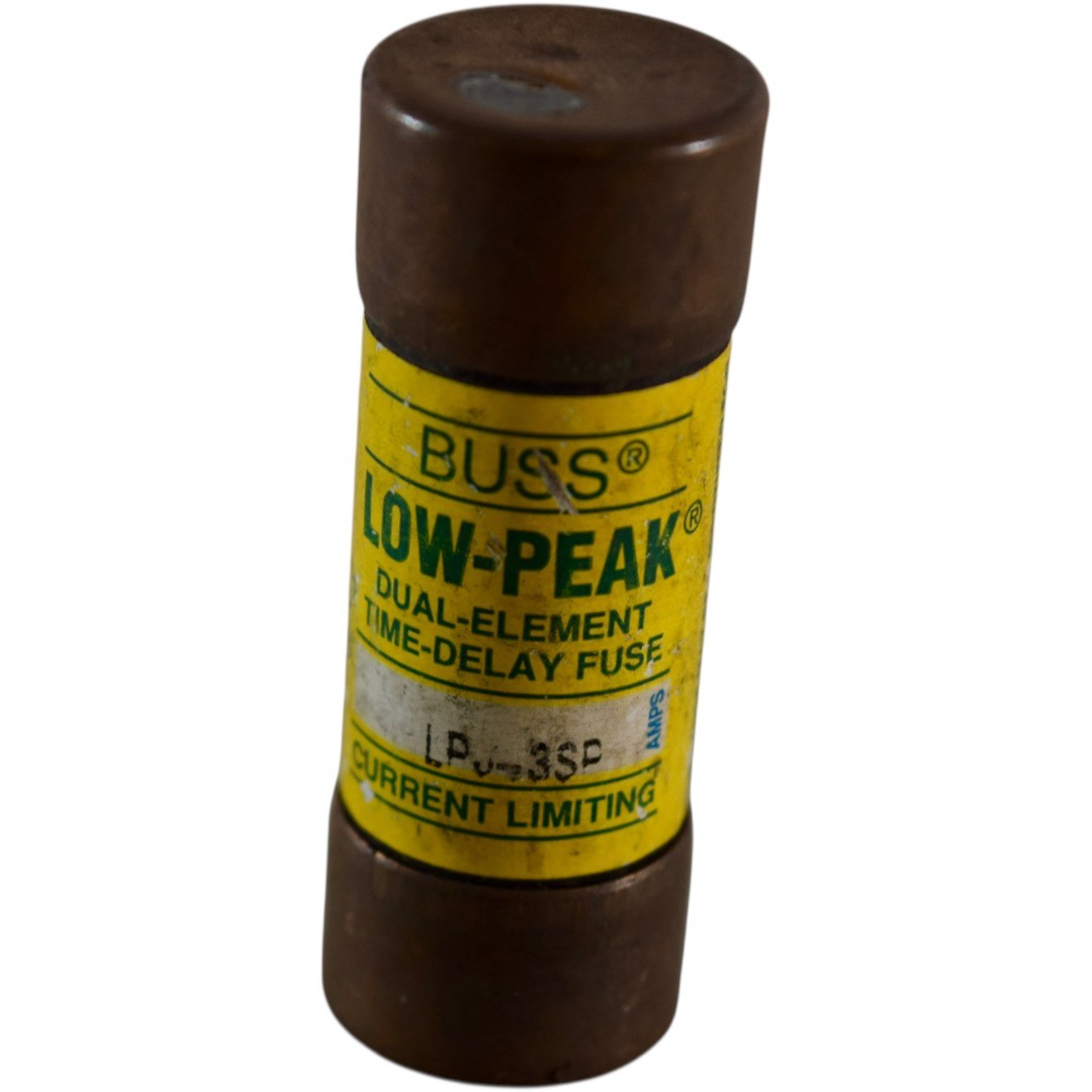 Bussmann LPJ-3SP Low-Peak Time-Delay Fuse Class J 3 Amp 600VAC Current Limiting