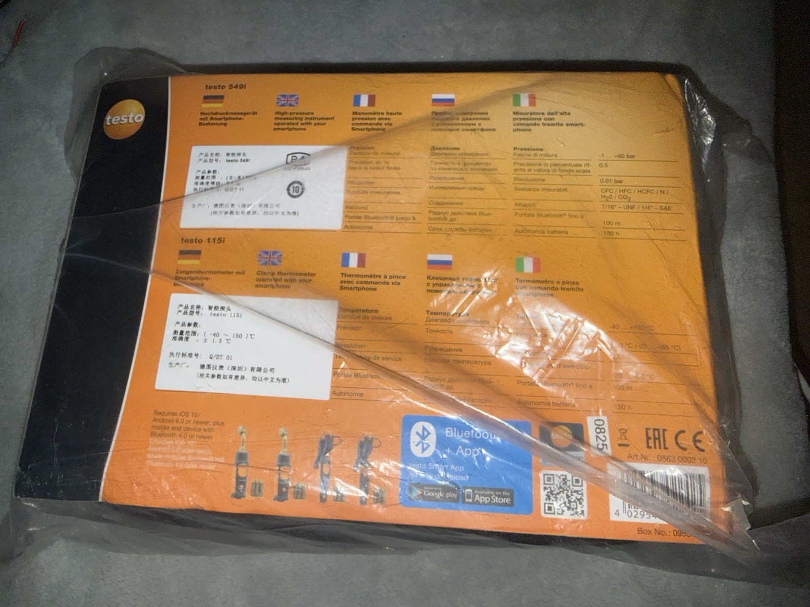testo Smart Probe Kit I HVAC/R Gauge Set for air Conditioning, Refrigeration