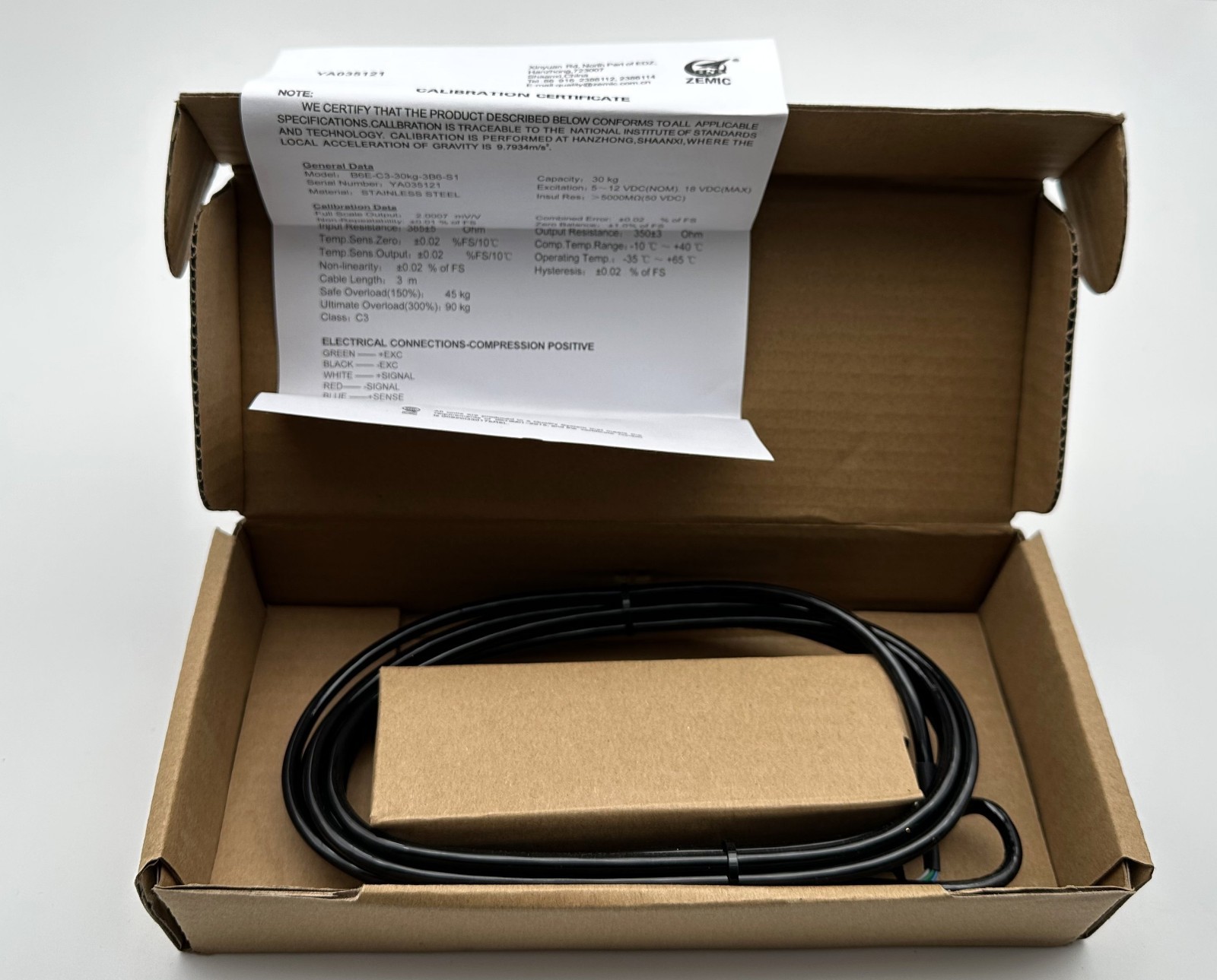 ZEMIC B6E Stainless Steel IP67 30 KG 150 KG 300 KG Load Cell