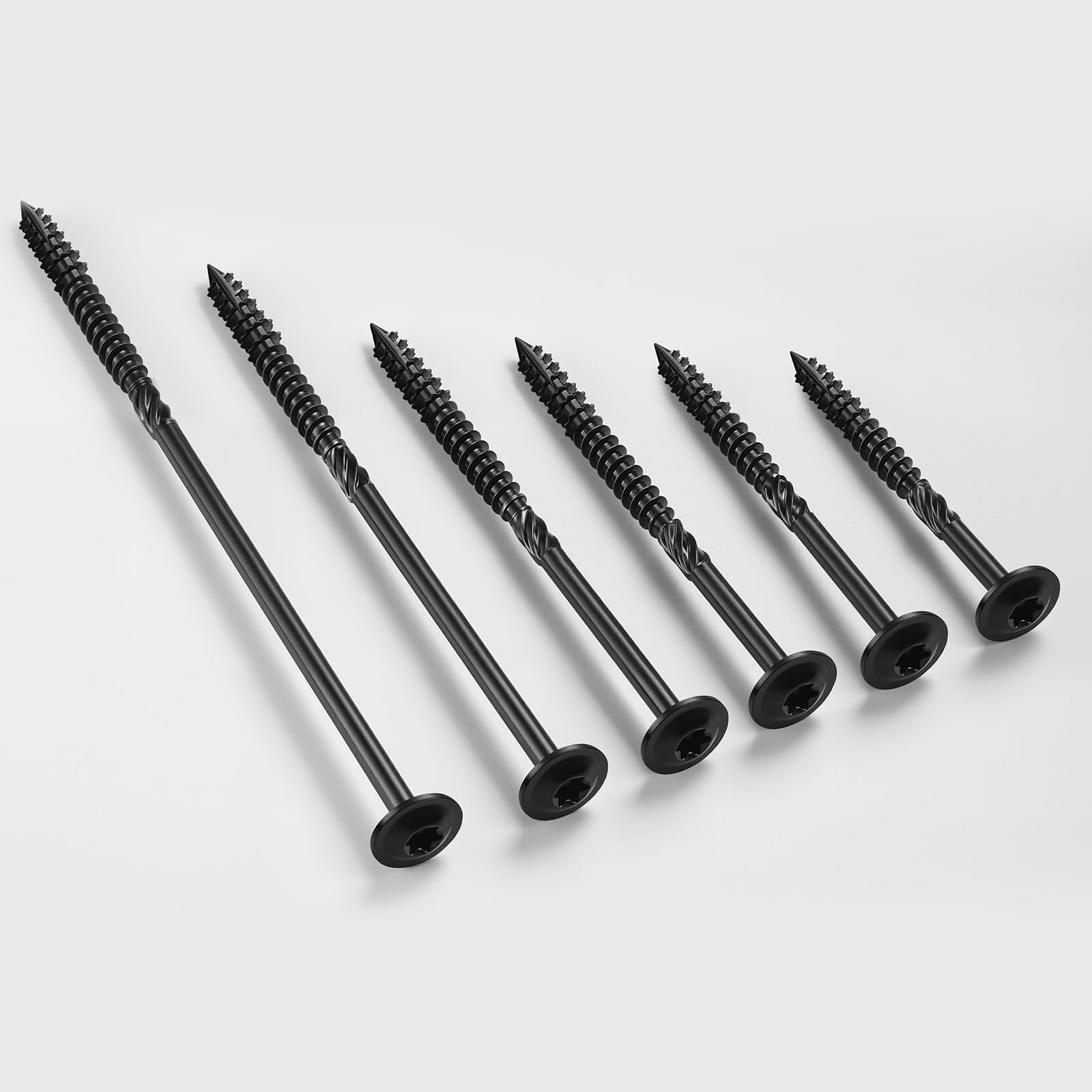 BNUOK Lag Screws #14 x 5 Inch, 5lb, 137pcs Heavy Duty Construction Structural…