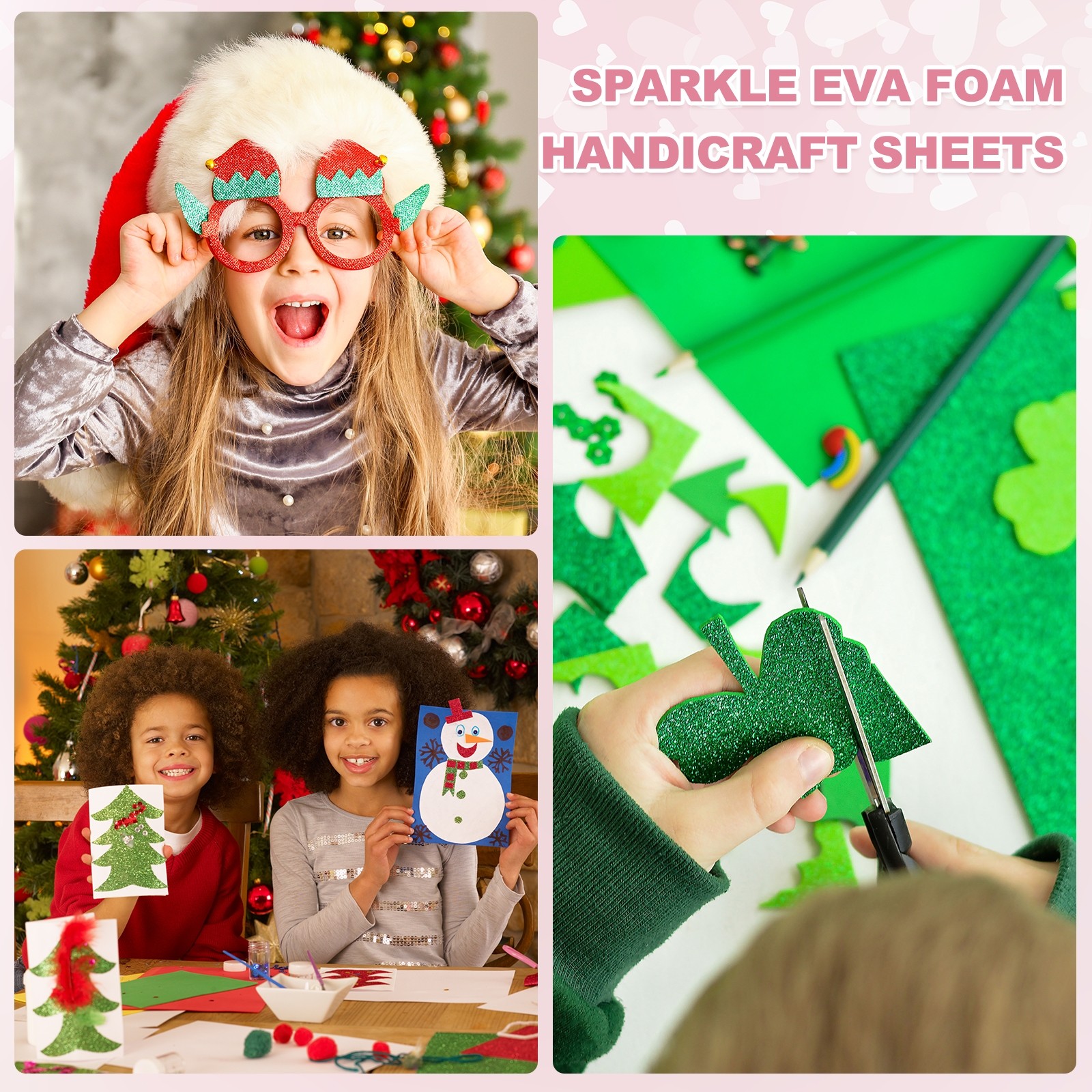 5 Sheets Purple Shiny Foam Sheets 8″x12″ EVA Foam Sheets for DIY Craft