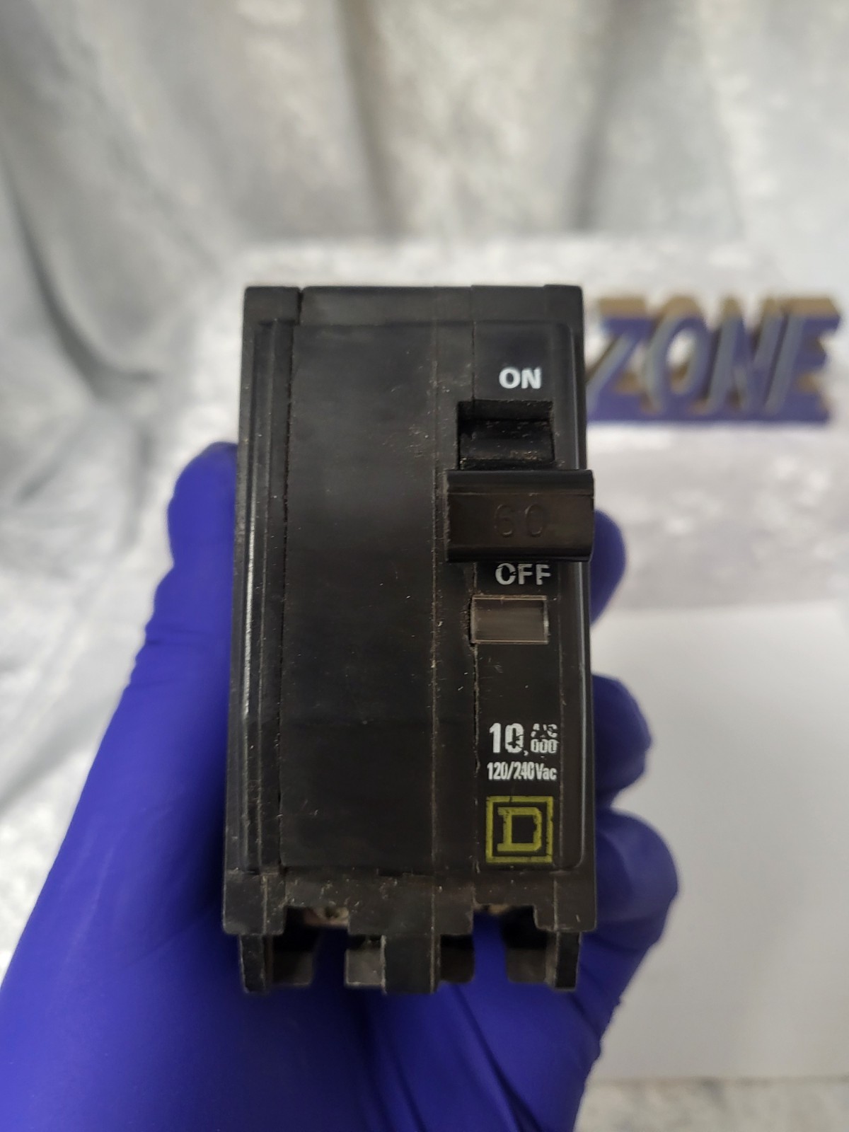 Square D QO260 60 Amp 2 Pole Circuit Breaker 120/240V HACR Used