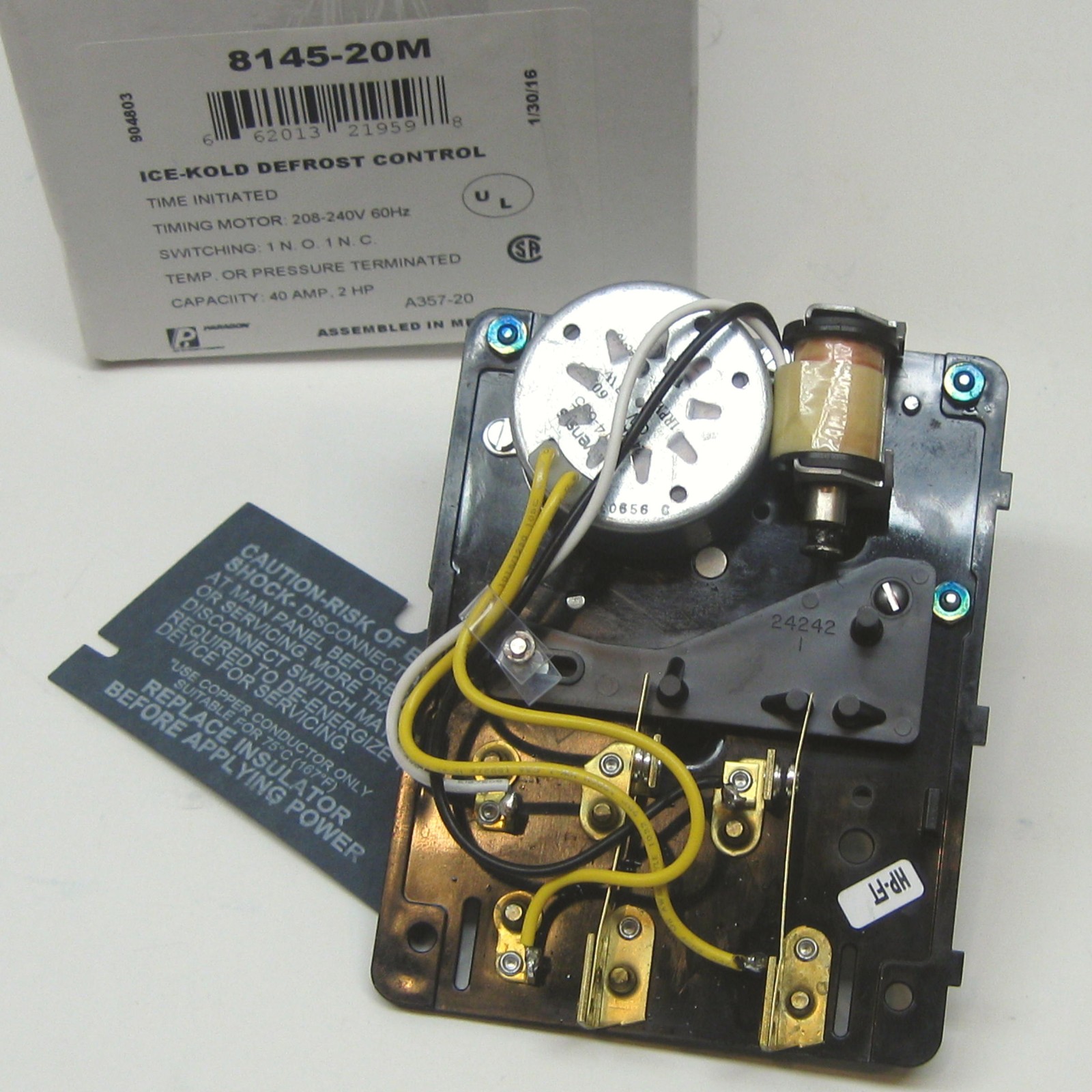 Genuine Paragon Defrost Control Timer Mechanism 8145-20M for 8145-20