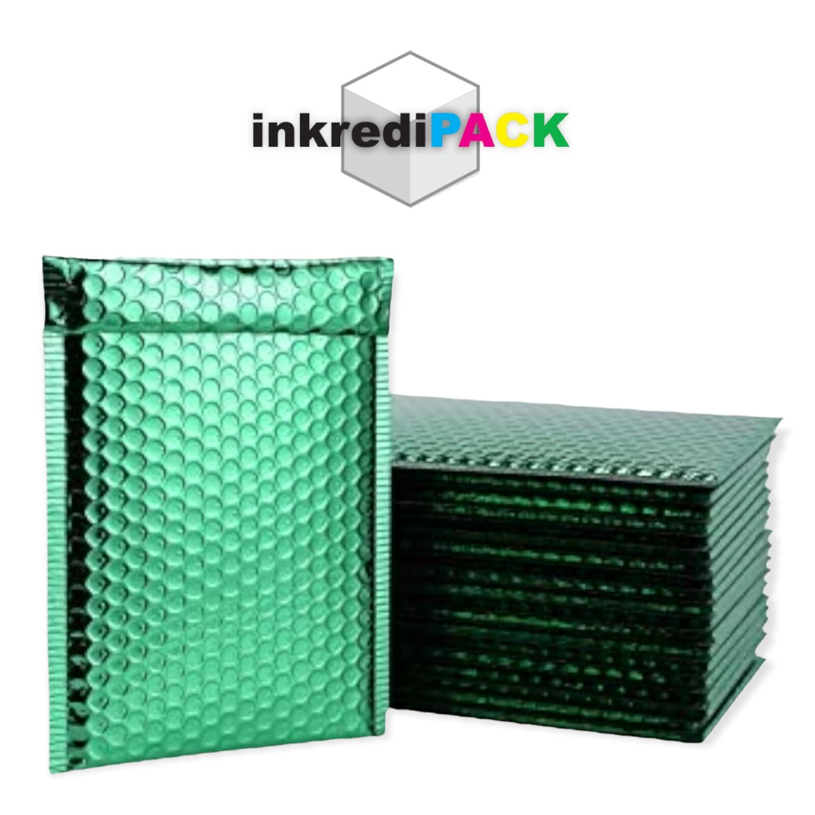 InkrediPack™ 5X10 #00 – 200 Pack – Metallic Bubble Mailers (Usable Size: 5X9)