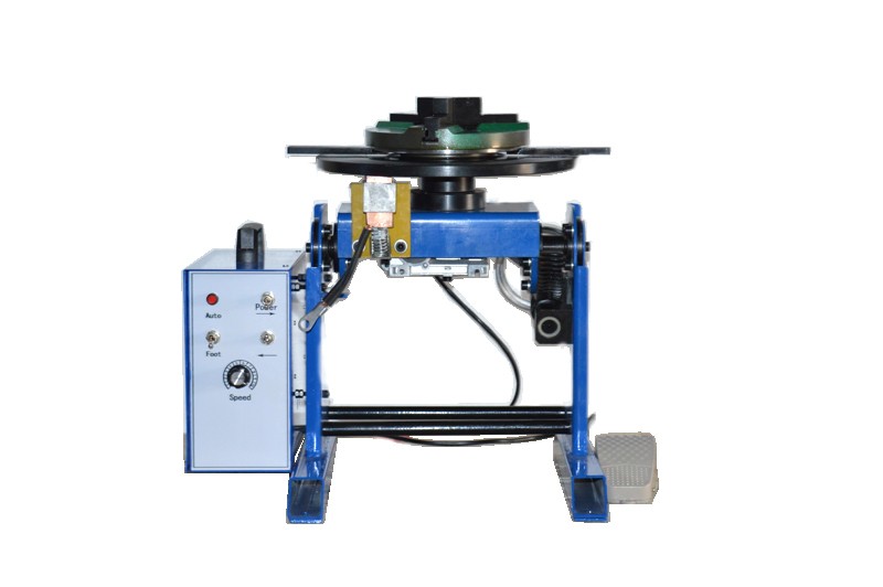 110V 30kg Capacity Welding Positioner for Metal Fabrication with 200mm Chuck