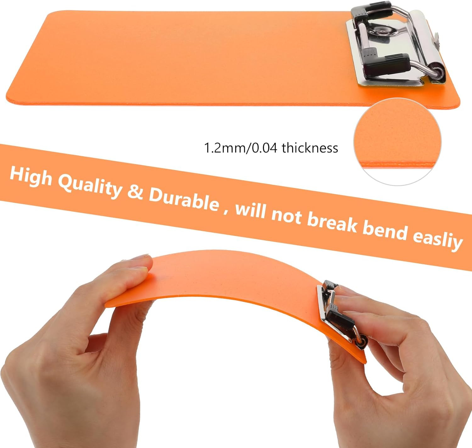4 Pack Small Clipboards 4 X 6 Inch, Mini Clip Board Notepads Clipboard, Letter S