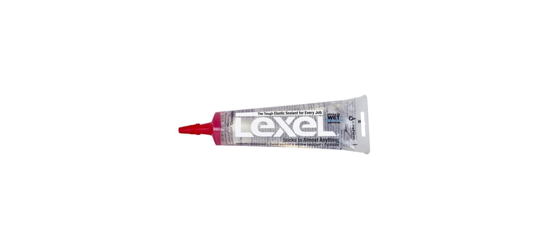 Sashco 13013-2 13013 5oz Sealants Clear Lexel Adhesive Caulk, 5 ounces,