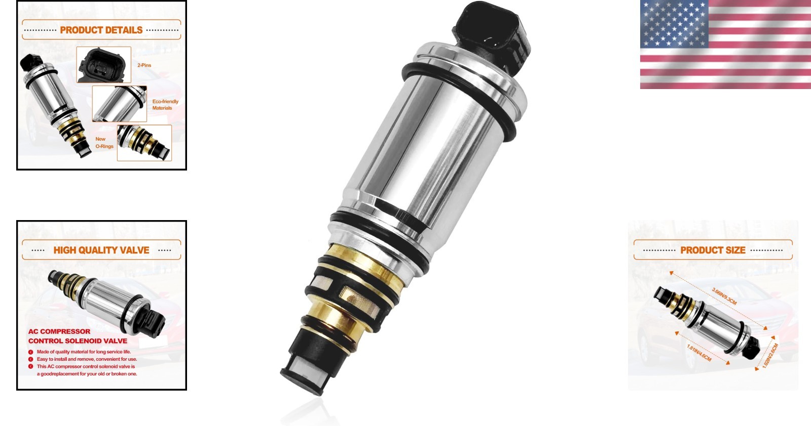 Durable A/C Compressor Control Solenoid Valve Fits Hyundai Sonata & Kia Optima