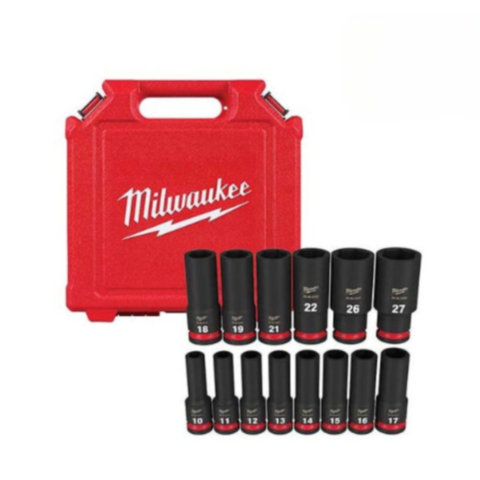 Milwaukee 49-66-7014 Impact Socket Set 14pc Metric 1/2″ Shockwave