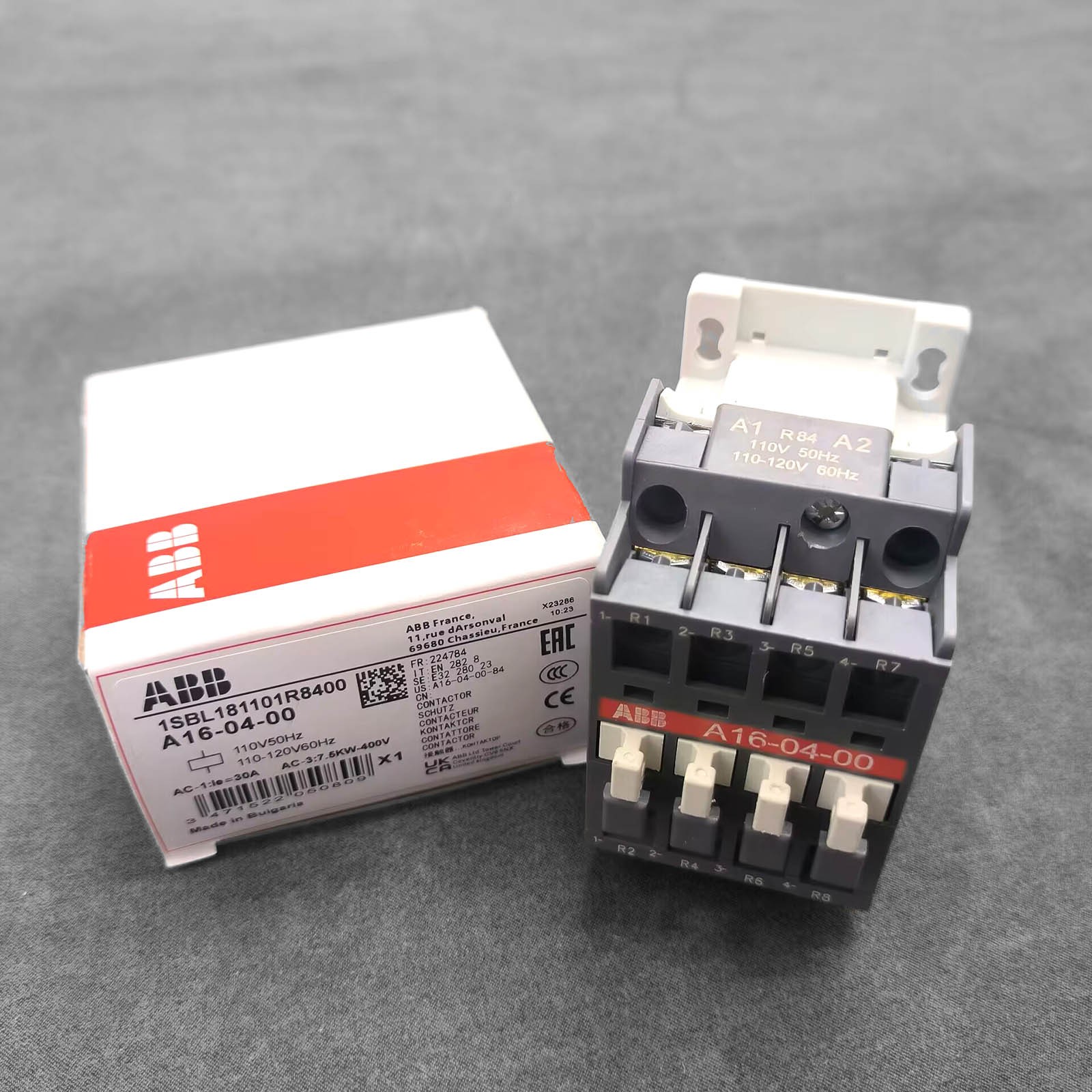 A16-04-00 Contactor for ABB 110V 50Hz / 110-120V 60Hz – A16-04-00-84
