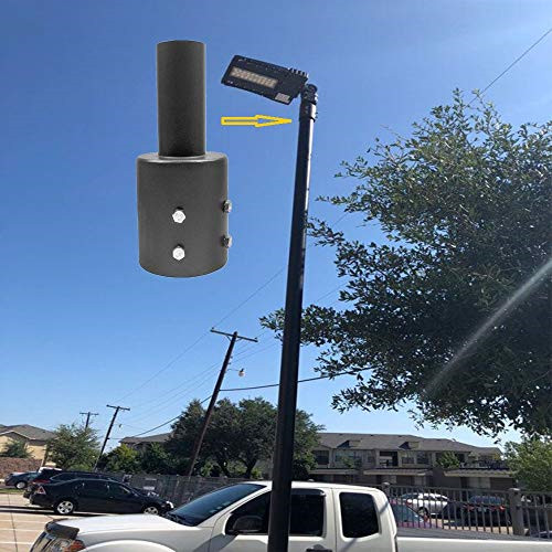 4″ Round Base Pole Top Tenon Adapters, LED Street Light, Shoebox Parking Light