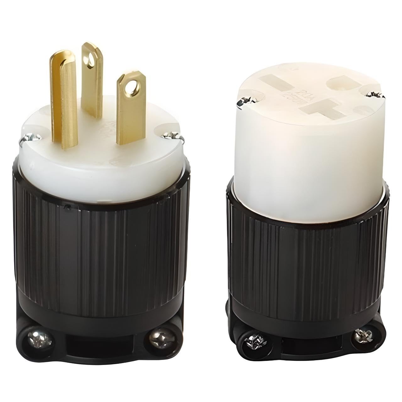 OCS Parts NEMA 6-20 Locking Plug and Connector Set | 250V – 20A – 2 Pole 3 Wire