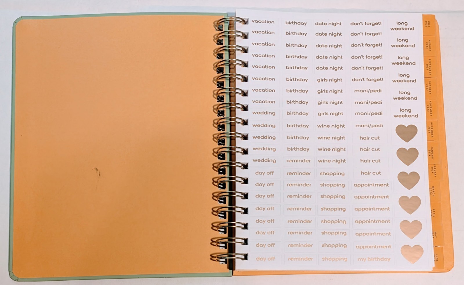 Be Rooted Academic Planner 2023-2024 Week & Monthly 8.5″ x 11″