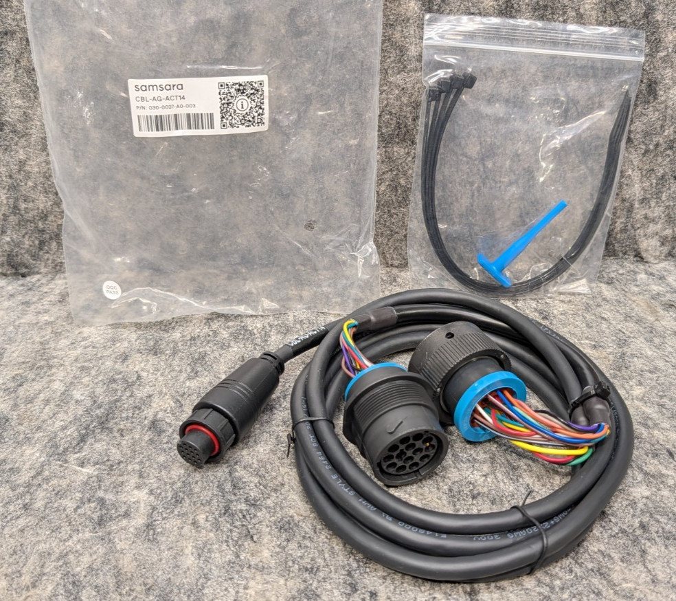 Samsara CBL-AG-ACT14 030-0037-A0-003 Vehicle Cable Harness for AG26/46P 🔥New🔥