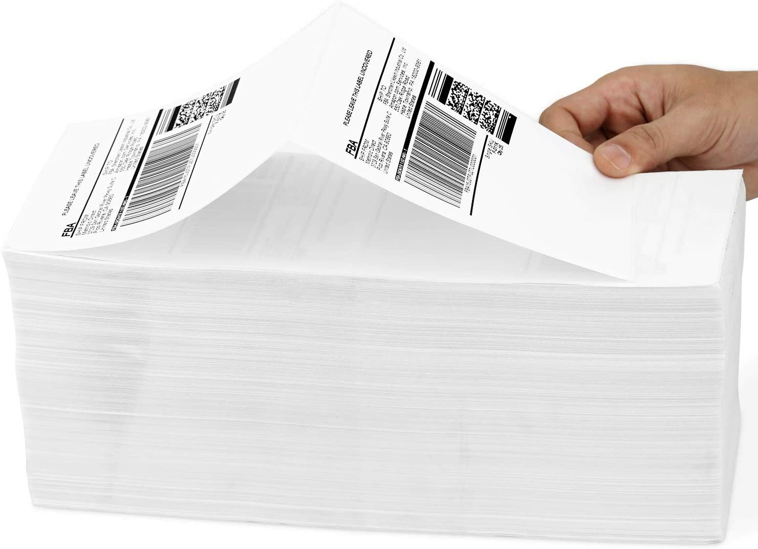 8000 Fanfold 4″ x 6″ Direct Thermal Labels Shipping Zebra Eltron 2844 ZP 450 505