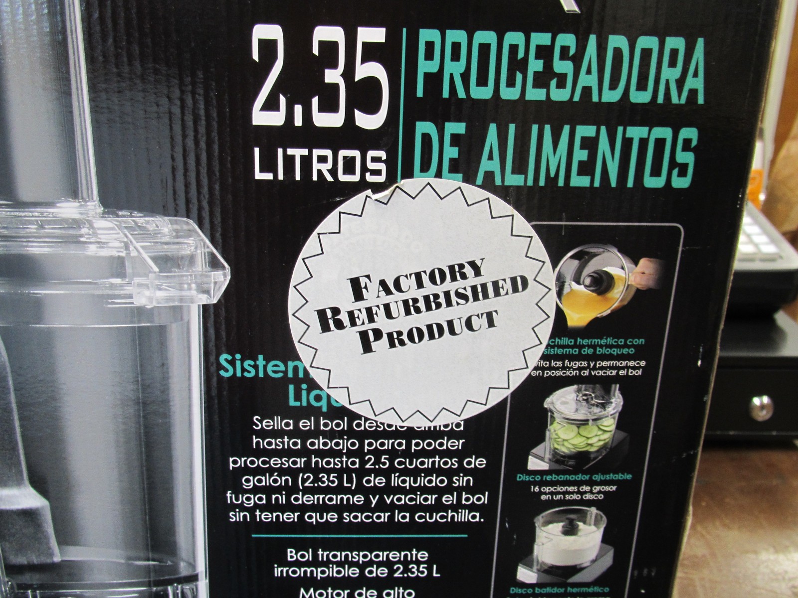 Waring Commercial WFP11S 2.5 Quart Food Processor, 3/4 HP Motor Factory Refurb