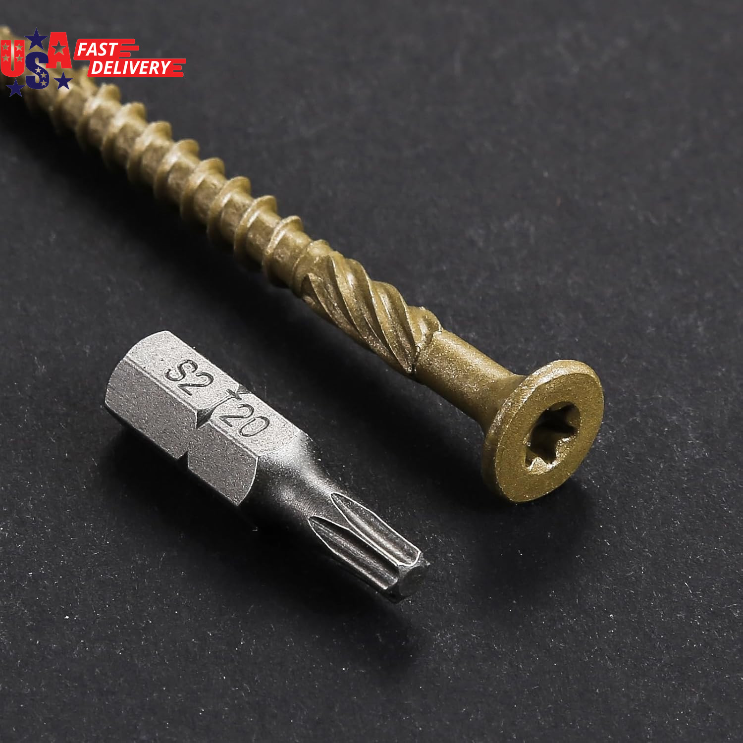 #10 * 3″ Deck Screws, (137Pcs) 2 Lbs.Exterior Wood Screws, Rust Resistant Epoxy