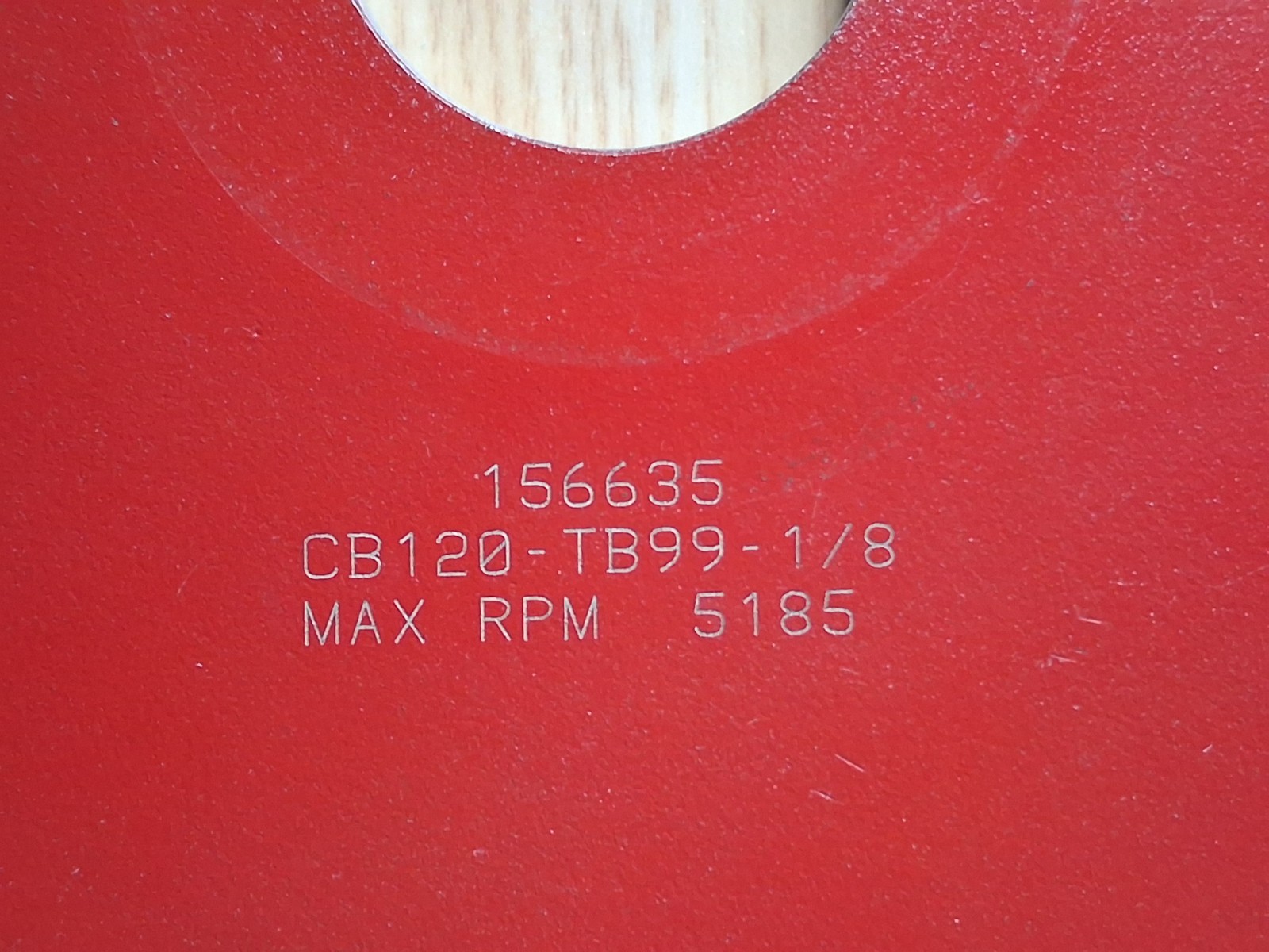 NORTON CBN 1A1 Wheel CB120-TB99-1/8 7 X 1/4 X 1-1/4″ 120 Grit Max RPM 5185