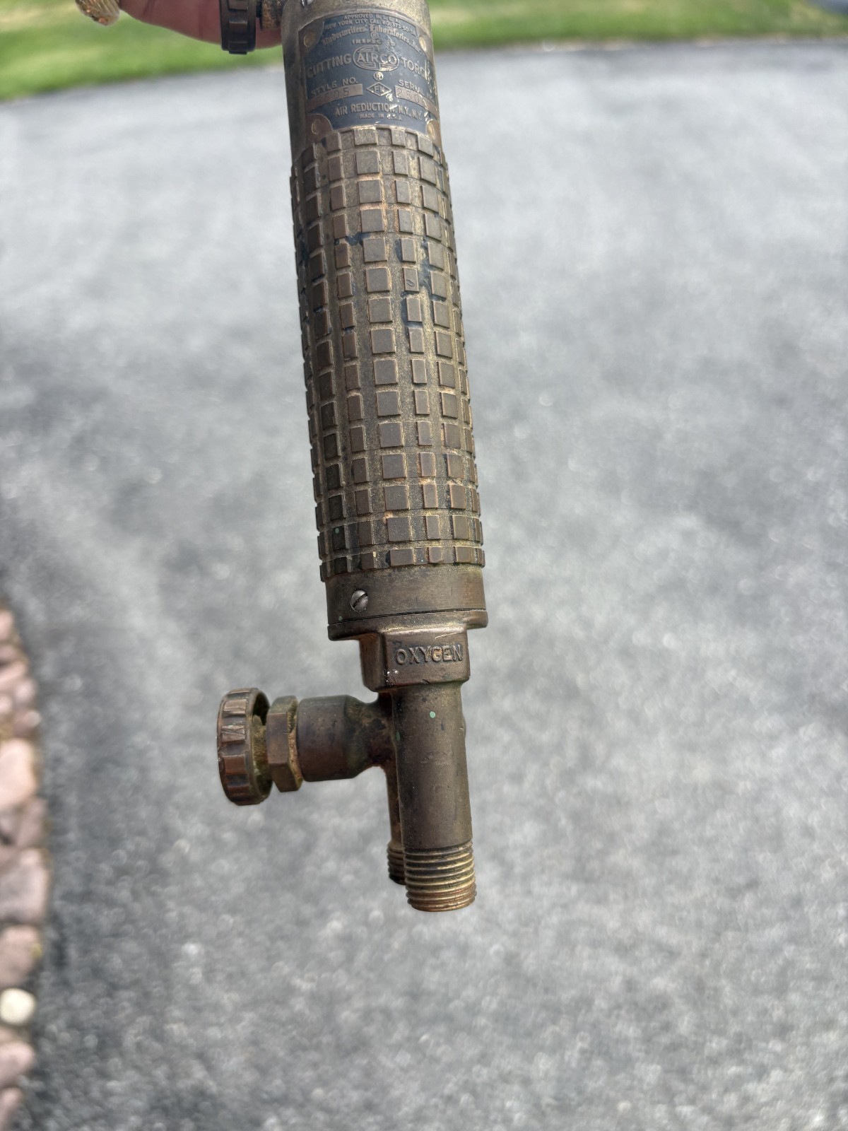 Vintage Airco Brass 20” Welding Cutting Torch Made in USA Model 9505