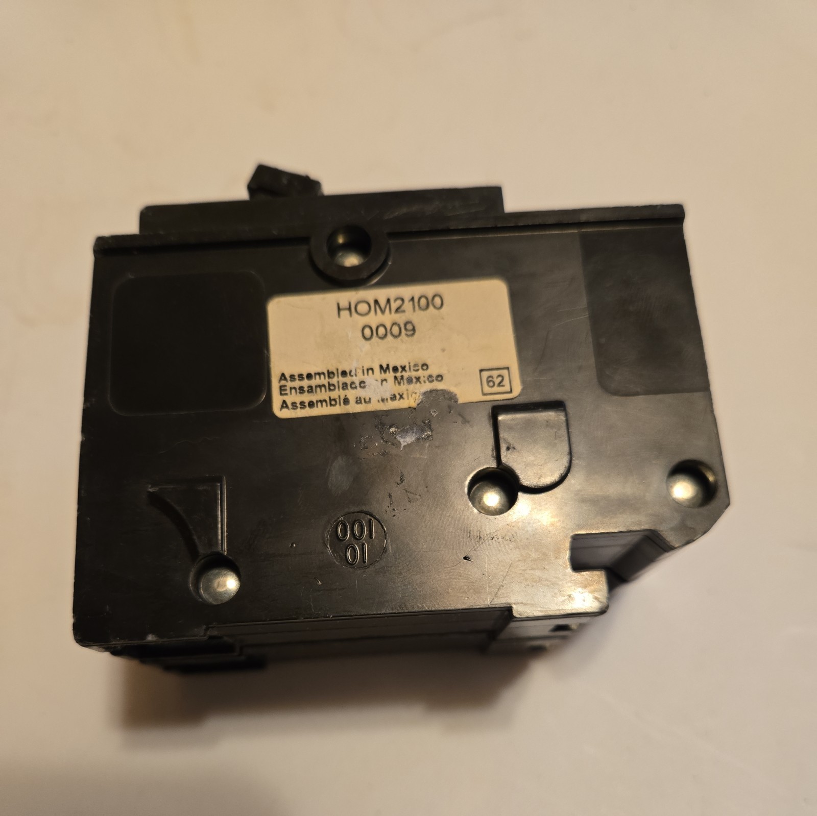 Square D HOM2100 Circuit Breaker, Homeline, 100A, 2 Pole, 120/240V