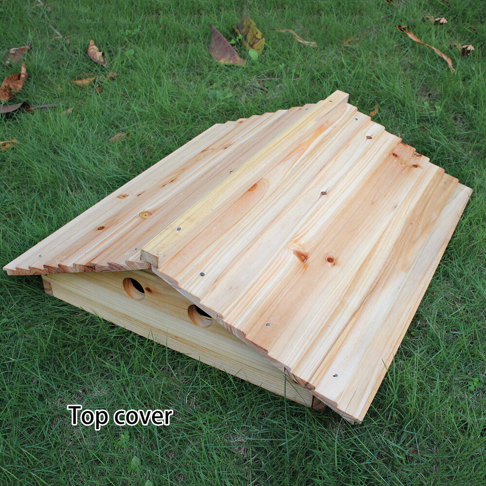 Auto Oozing Bee Hive with 7 Bee Frames Comb Bee Hive House Beekeeping Frames