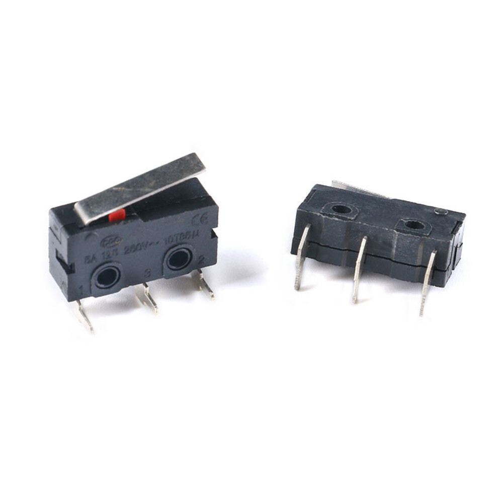 Micro Switches Curved Roller Lever 5A 125VAC 2/3 Pin Limit Switch Various types