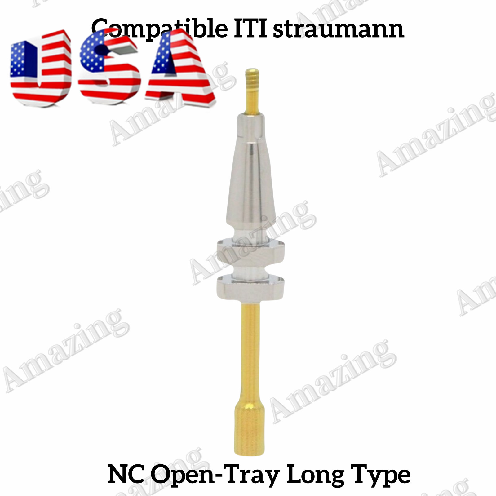 NC/RC Dental Transfer Open/Closed Tray Impression Coping Fits Straumann ITI USA