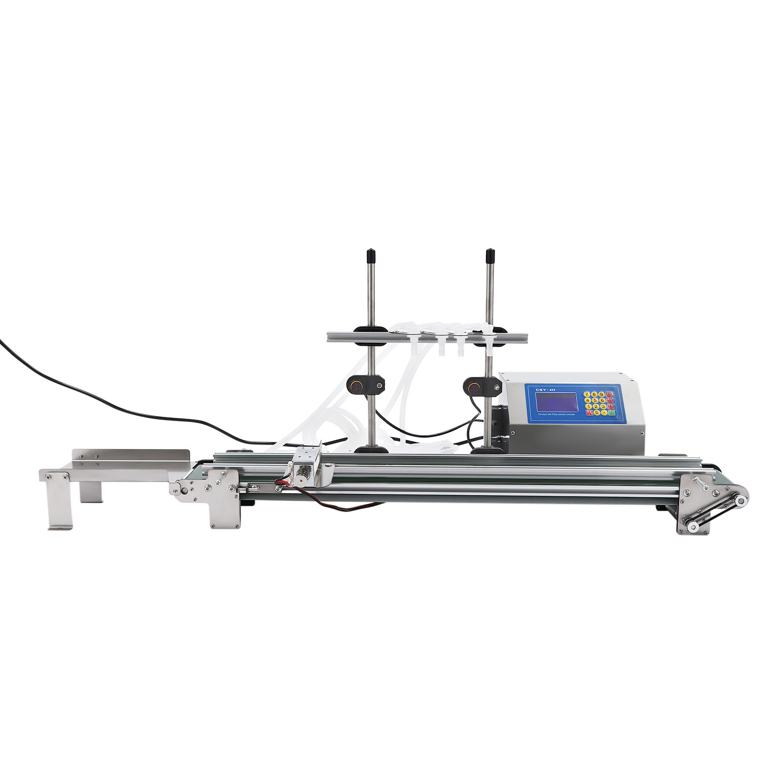 4-Head Automatic Liquid Filling Machine Mini Filling Line 10-500ml Bottle Filler