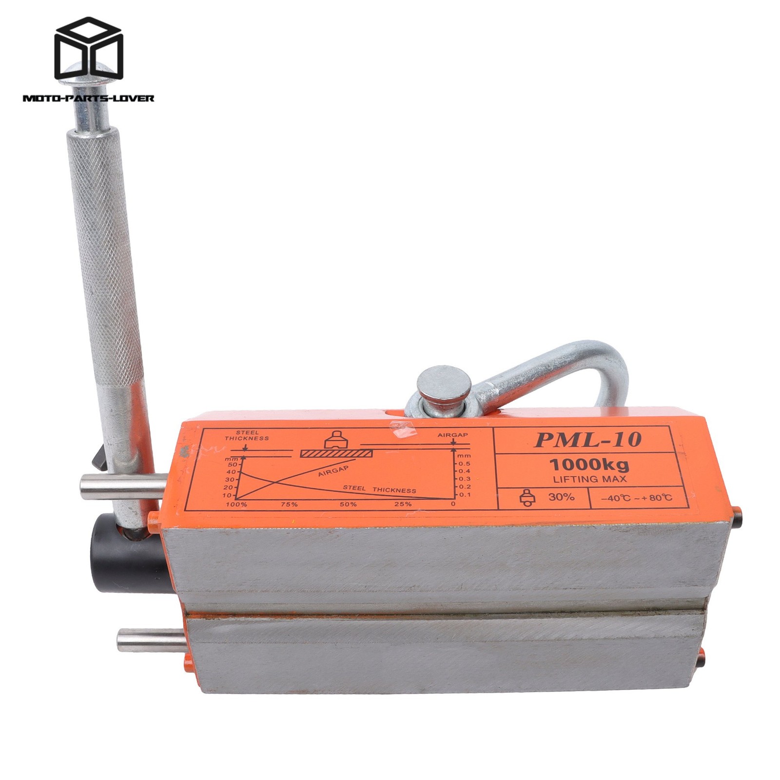 Neodymium Hoist 2 Safety Factor 2200Lbs/1000kg Magnetic Lifter Lifting Magnet