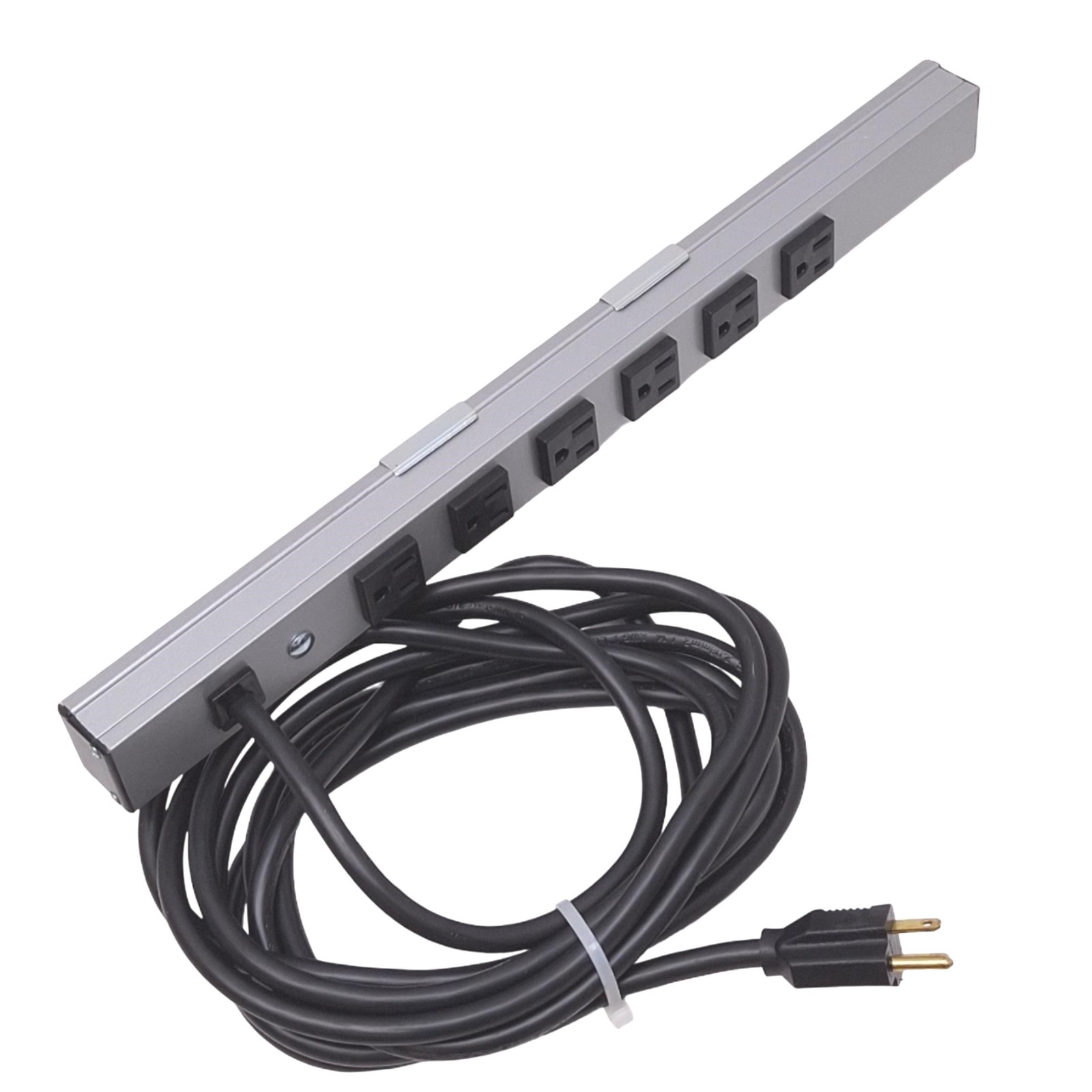Legrand 180615-PC-P Power Strip, 6 Outlets, 15A 120VAC Max, 15ft Cable
