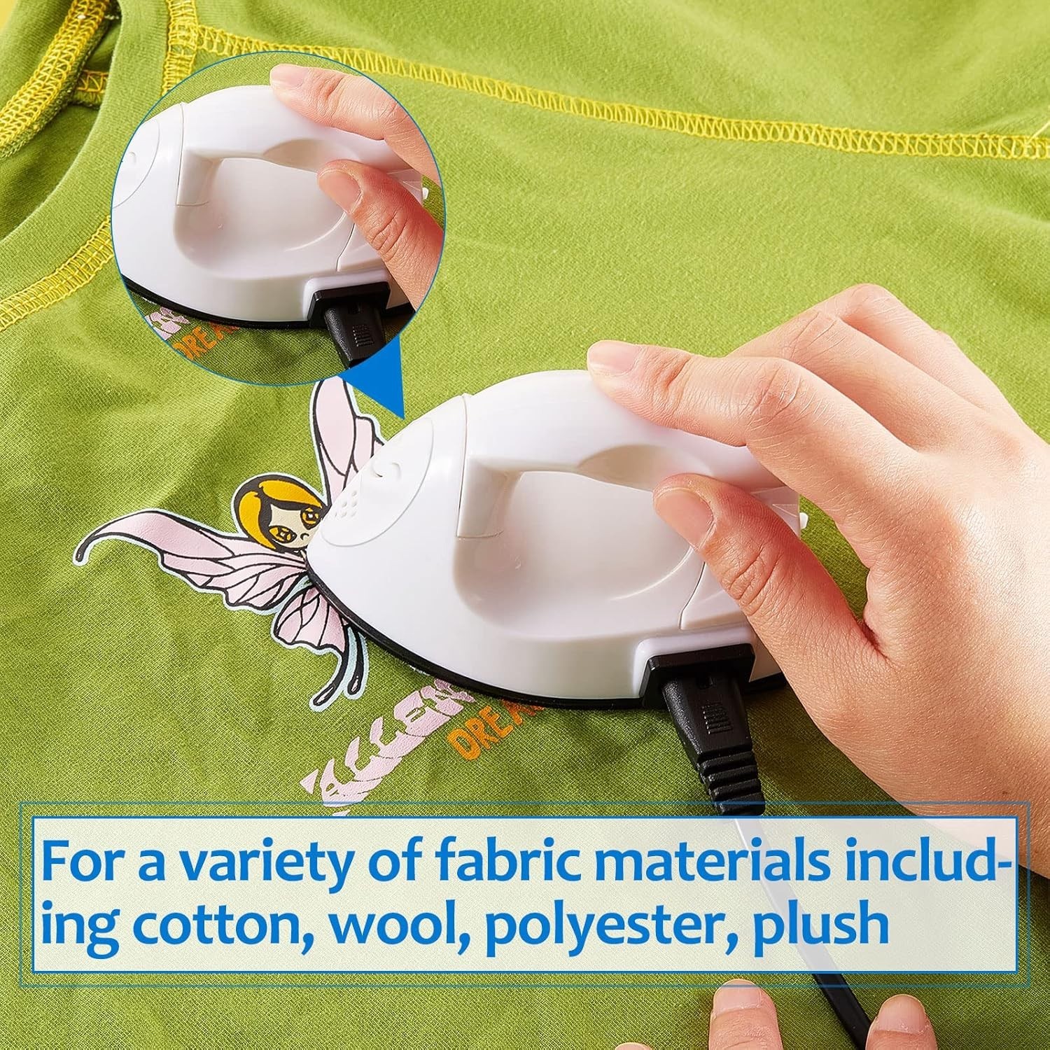 Elegant Mini Craft Iron 3.93 x 2.36 in – Fast Heating for Versatile DIY Projects