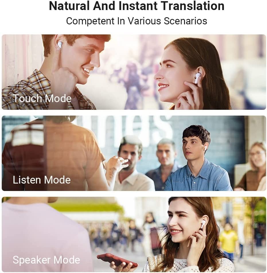 Timekettle M3 Language Translator Earbuds, Two-Way Translator Device with APP…