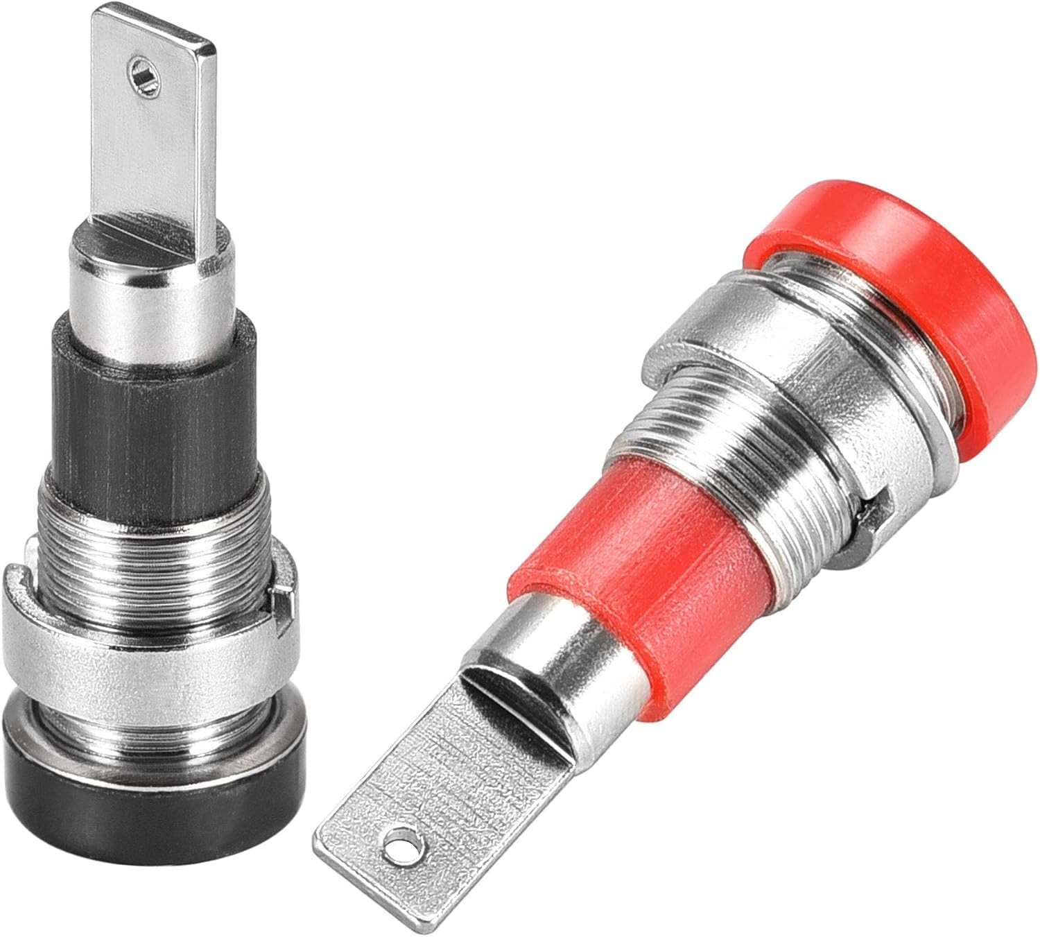 Uxcell 6 Pcs 4Mm Banana Jack Binding Post Female Socket Plug Terminal Connector