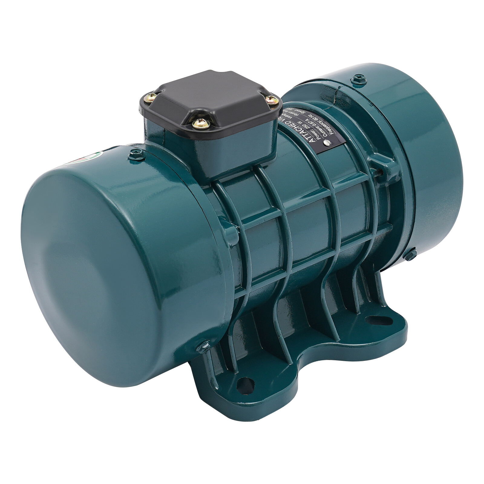 High-Performance Dark Green Concrete Vibration Motor – 250W Aluminum Design