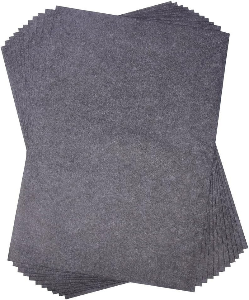 100 Sheets Black Carbon Transfer Paper 9×13 Art Tracing Sheets Wood Canvas