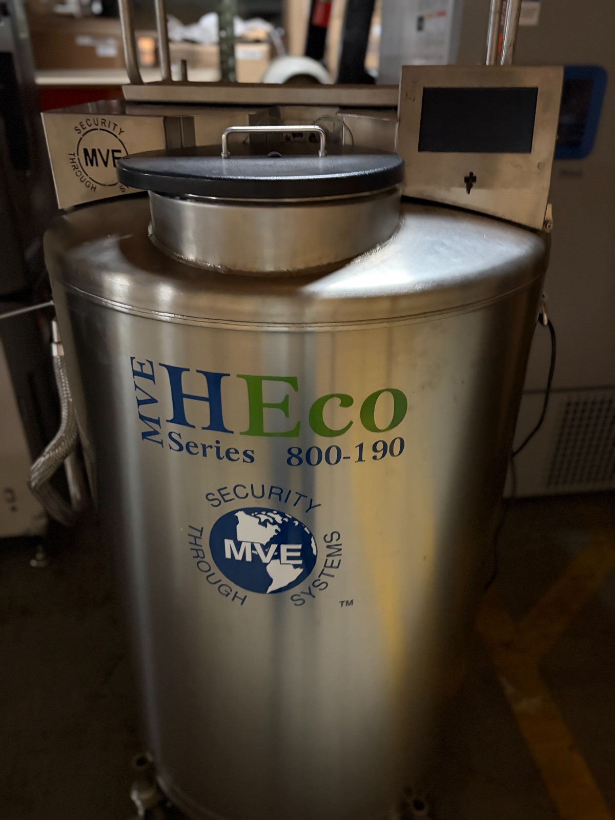 LN2 Freezer MVE HEco series 800-190 Model 819P-190AF-TS (touch screen) Mfd. 2022