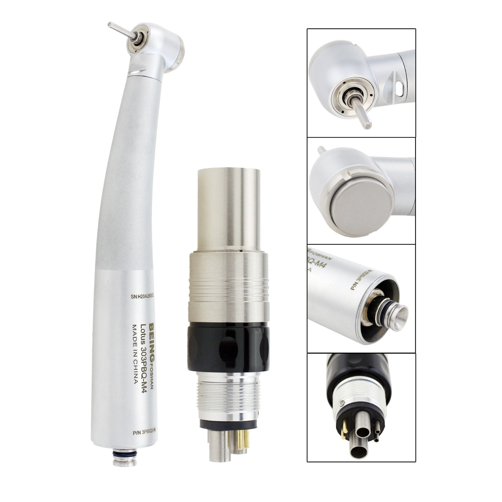 BEING High Speed Handpiece Turbine Dental Fiber Optic NSK Phatelus LED Coupler