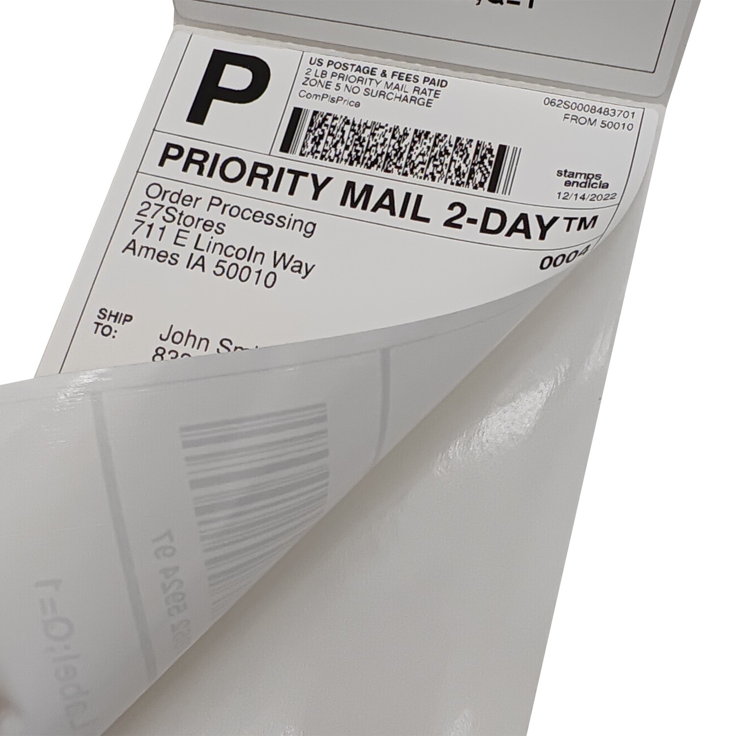 4000 4×6 Fanfold Direct Thermal Shipping Labels for Zebra & Rollo Printers