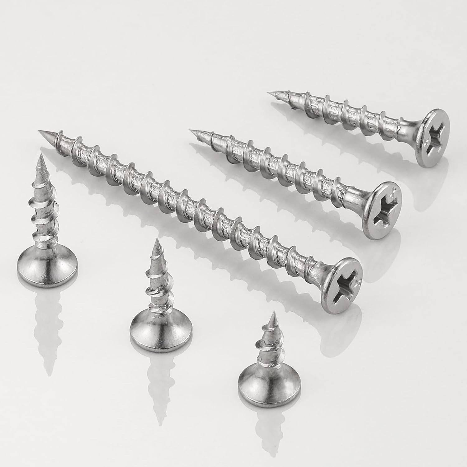 1 pounds#8X1″410 Stainless Steel Fastener Drywall Screws-Phillips with coarse…