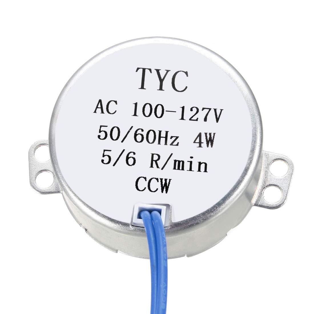 uxcell Synchronous Synchron Motor AC 100-127V 4W 5-6RPM/MIN 50-60Hz CCW for Hand