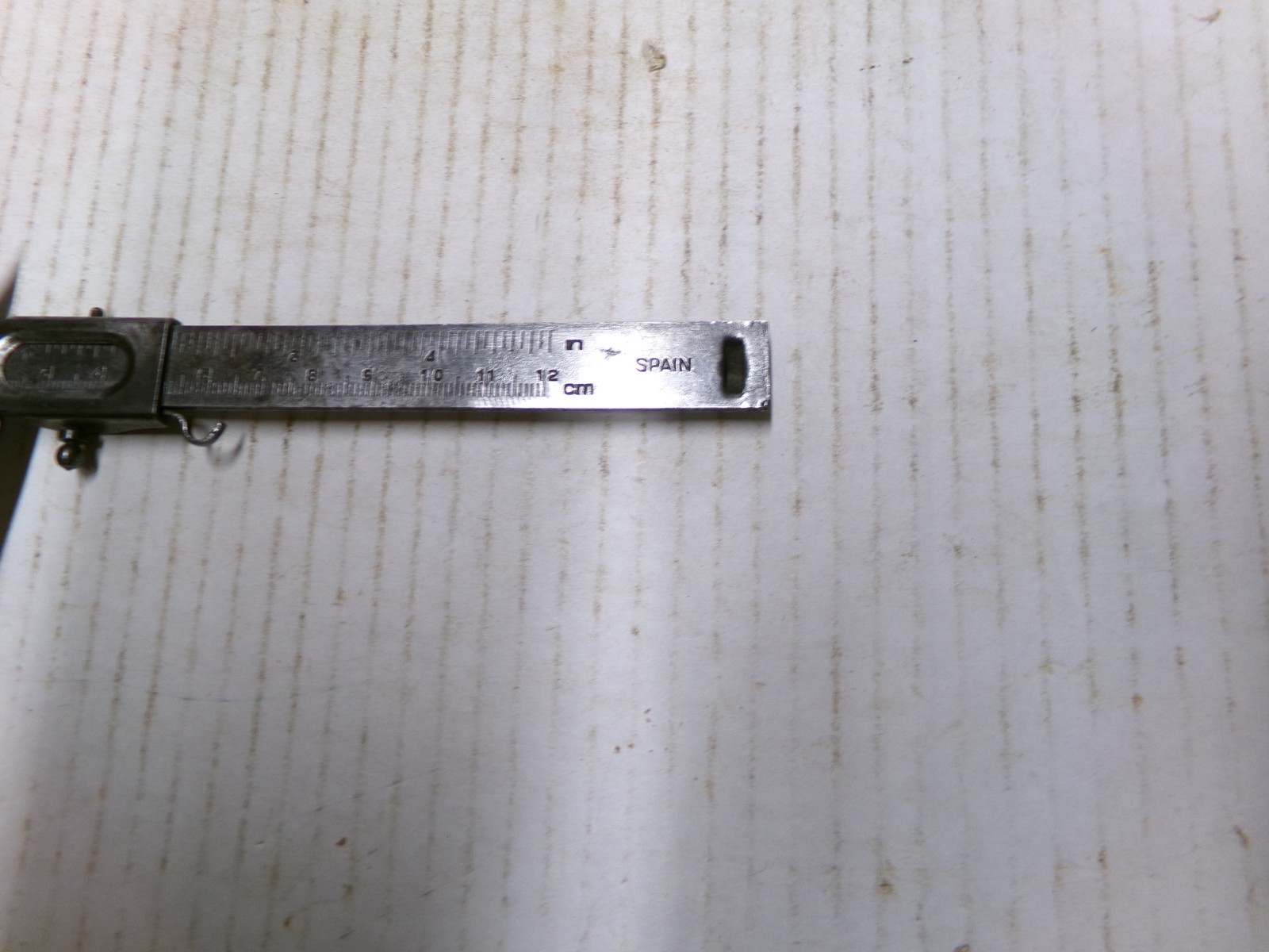 Vernier Caliper Machinist Tool 0-12cm Made In Spain Vintage Tool