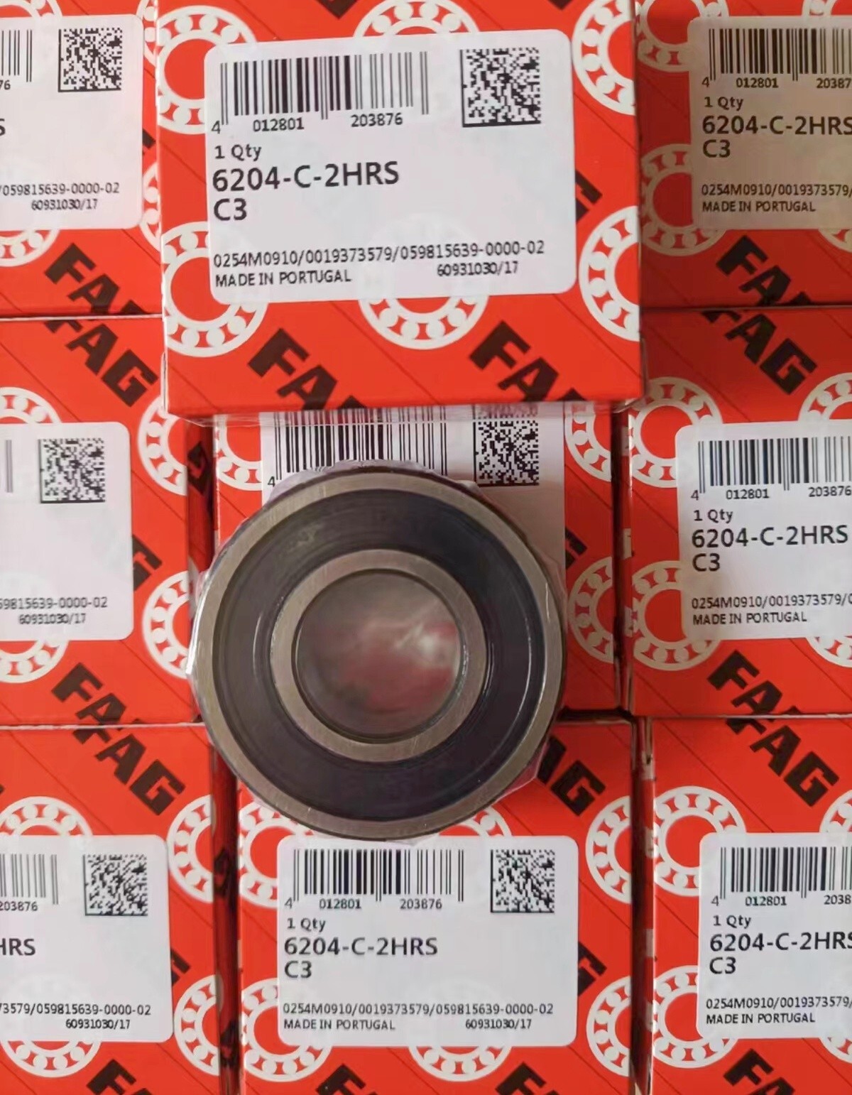ONE FAG 6204-C-2HRS-C3 Deep Groove Ball Bearing #