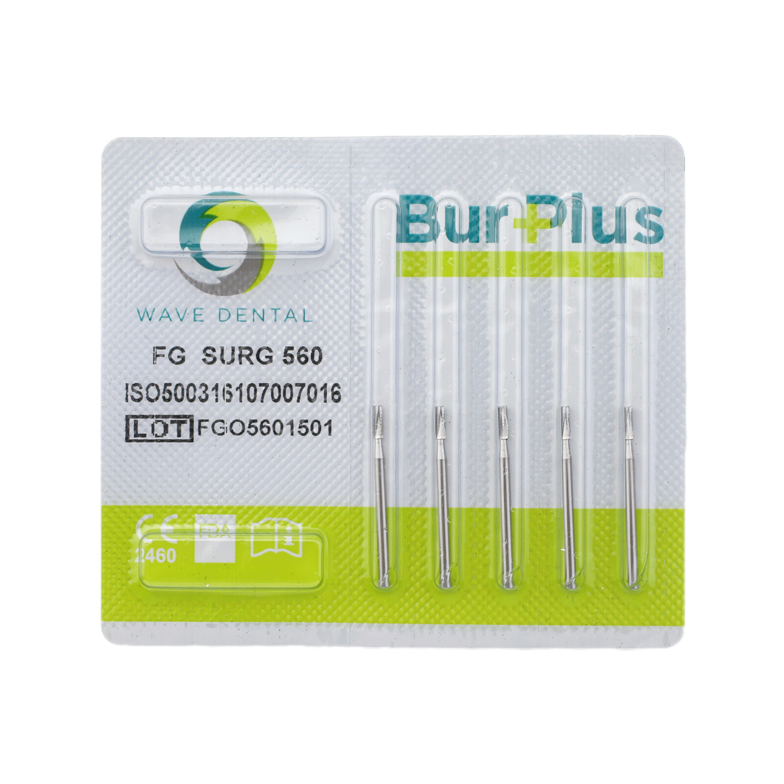 WAVE Dental Carbide Surgical Burs 557L 701 FG SL Bur 25mm FGOS High Speed Burr