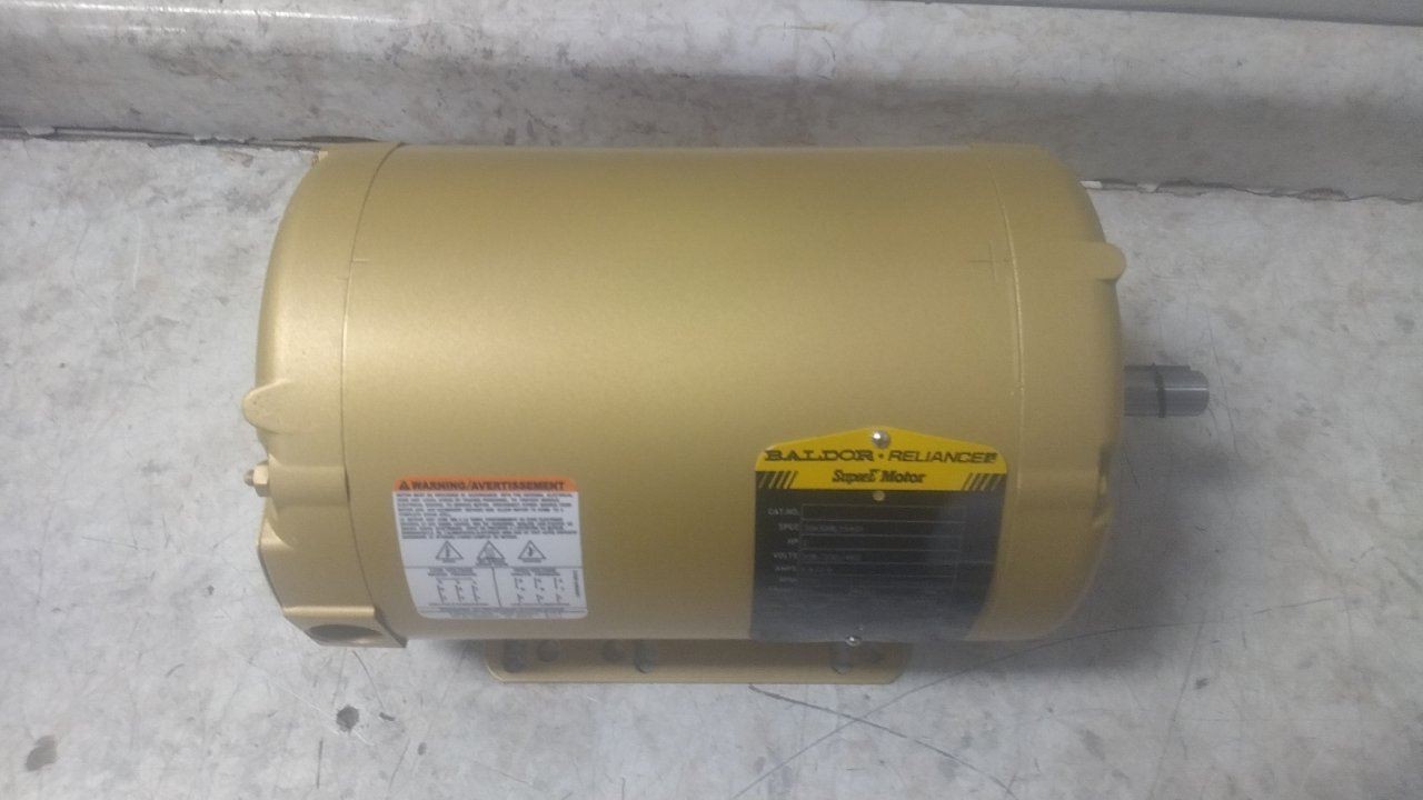 Baldor Electric 35K598L154G1 2 HP 1770 RPM 208-230/460VAC General Purpose Motor
