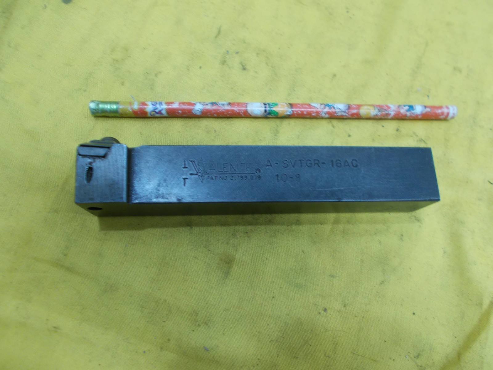 VALENITE USA TPG 322 CARBIDE INSERT LATHE TURNING TOOL HOLDER metal A-SVTGR-16AC