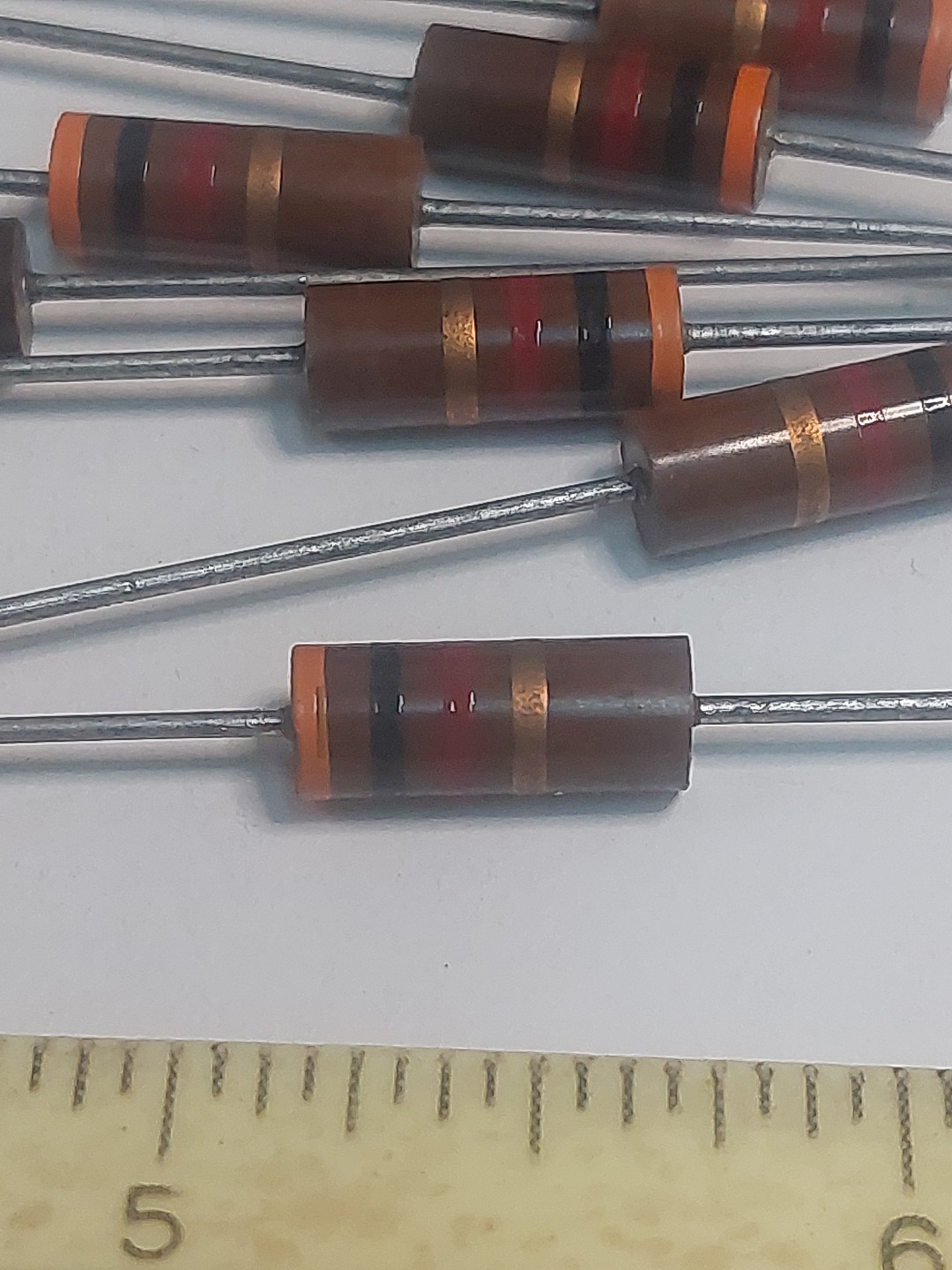 Ohmite RC32GF302J 3K Ohm 1W 5% Carbon Composition Resistor NOS USA Lot of 10