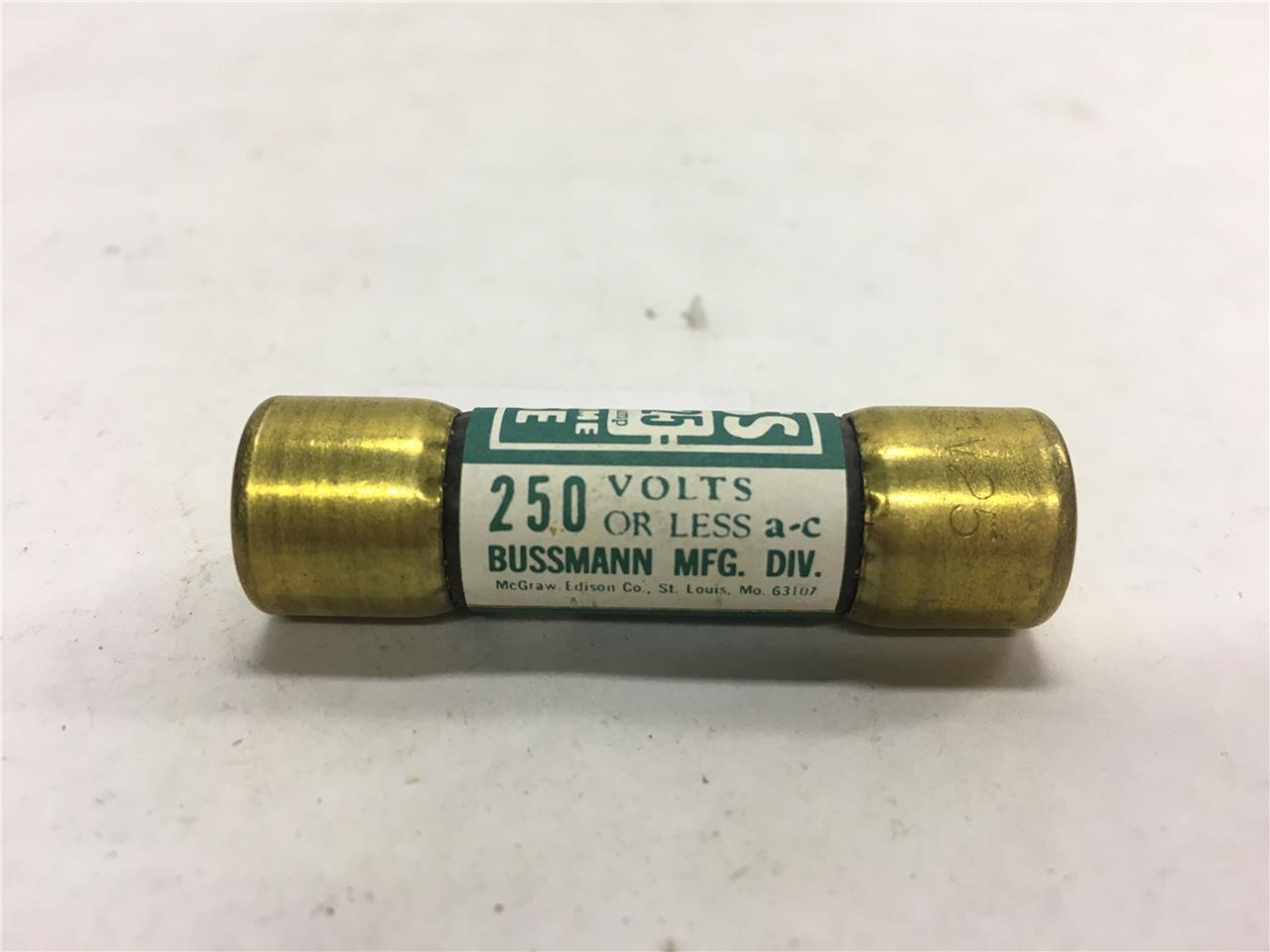 (Lot of 10) Buss NON25 One-Time Class K5 Fuse 250V or Less 25A NON-25